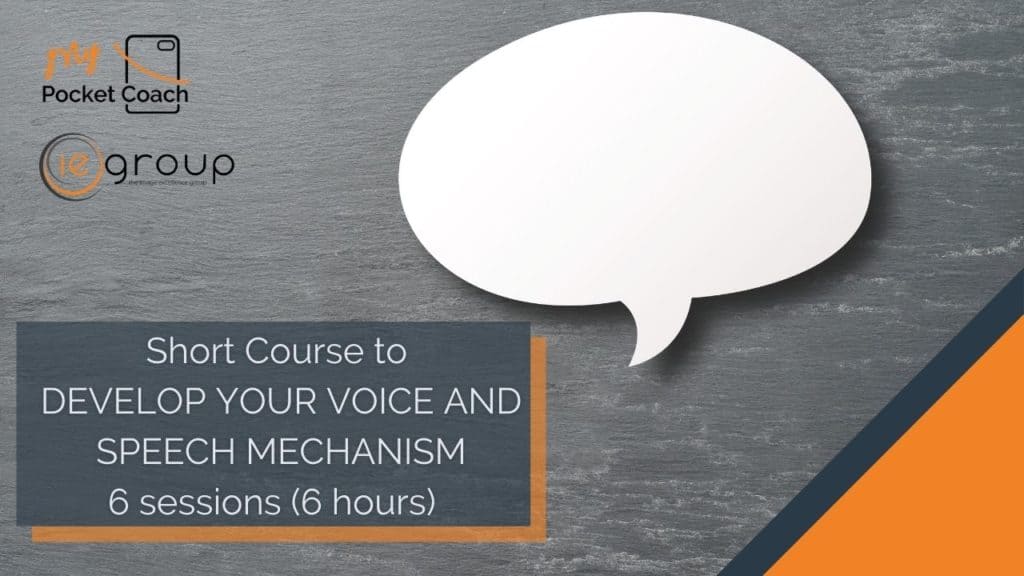 Develop your Voice and Speech Mechanism – Short Course by MPC and IE Group